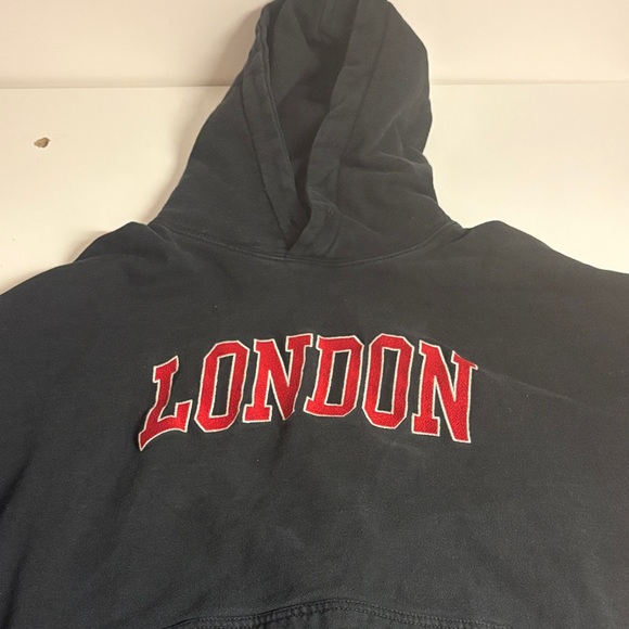 Brandy Melville Tops - Black Brandy Melville London Hoodie